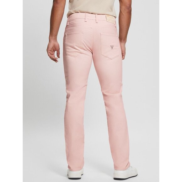 Guess Men’s Angels Slim Jeans Light Pink Size 38 - Picture 13 of 15